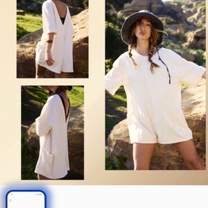 Hot Shot T Romper NWOT